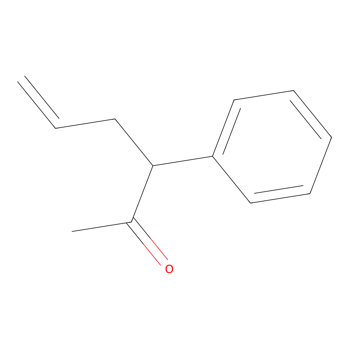 3-Phenyl-hex-5-EN-2-one molecular structure, CAS 26965-15-1