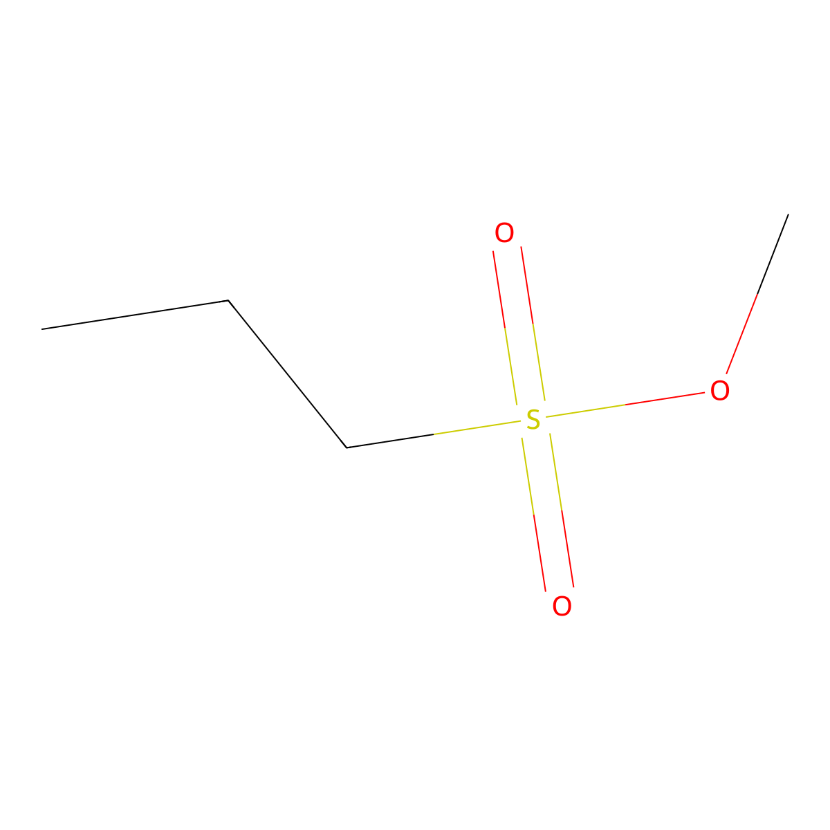 1-Propanesulfonic acid, methyl ester molecular structure, CAS 2697-50-9