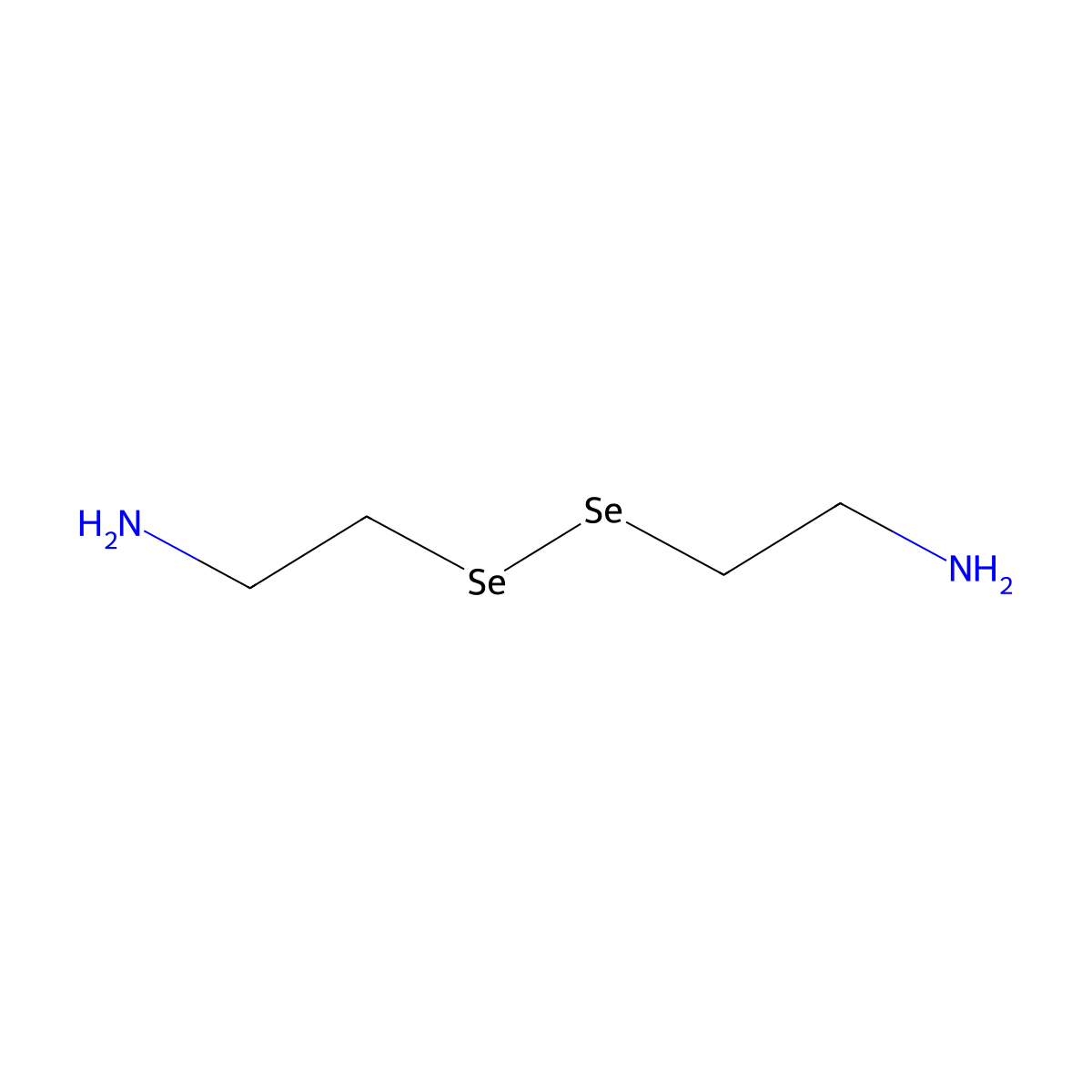 Selenocystamine molecular structure, CAS 2697-61-2