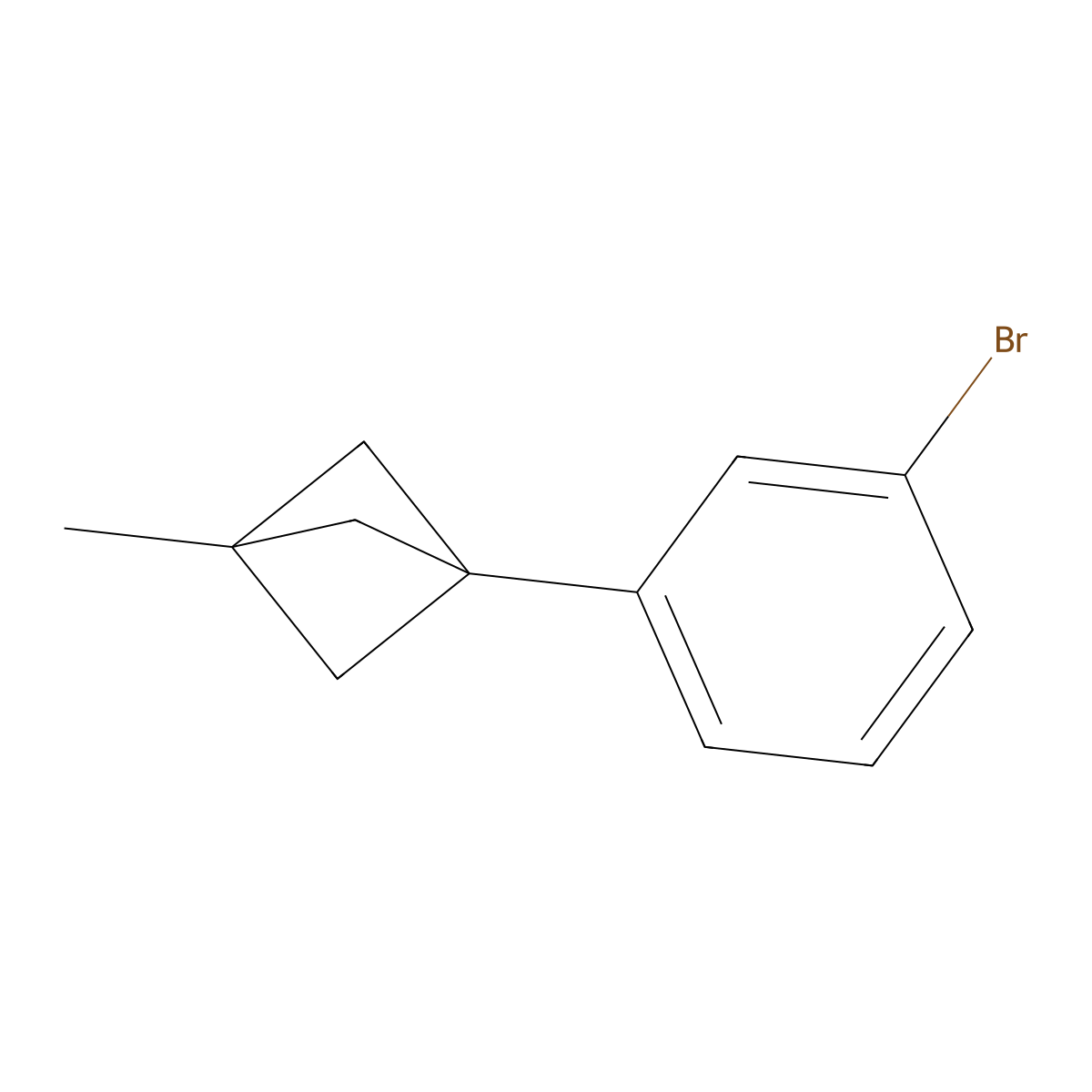 1-(3-Bromophenyl)-3-methylbicyclo[1.1.1]pentane molecular structure, CAS 2697162-28-8