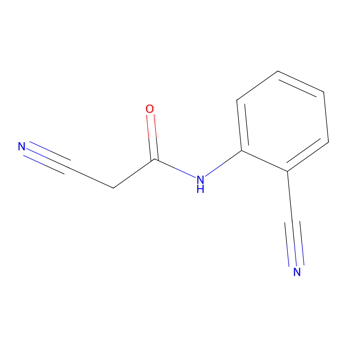 3-Oxo-3-(2-cyanoanilino)propanenitrile molecular structure, CAS 269742-36-1