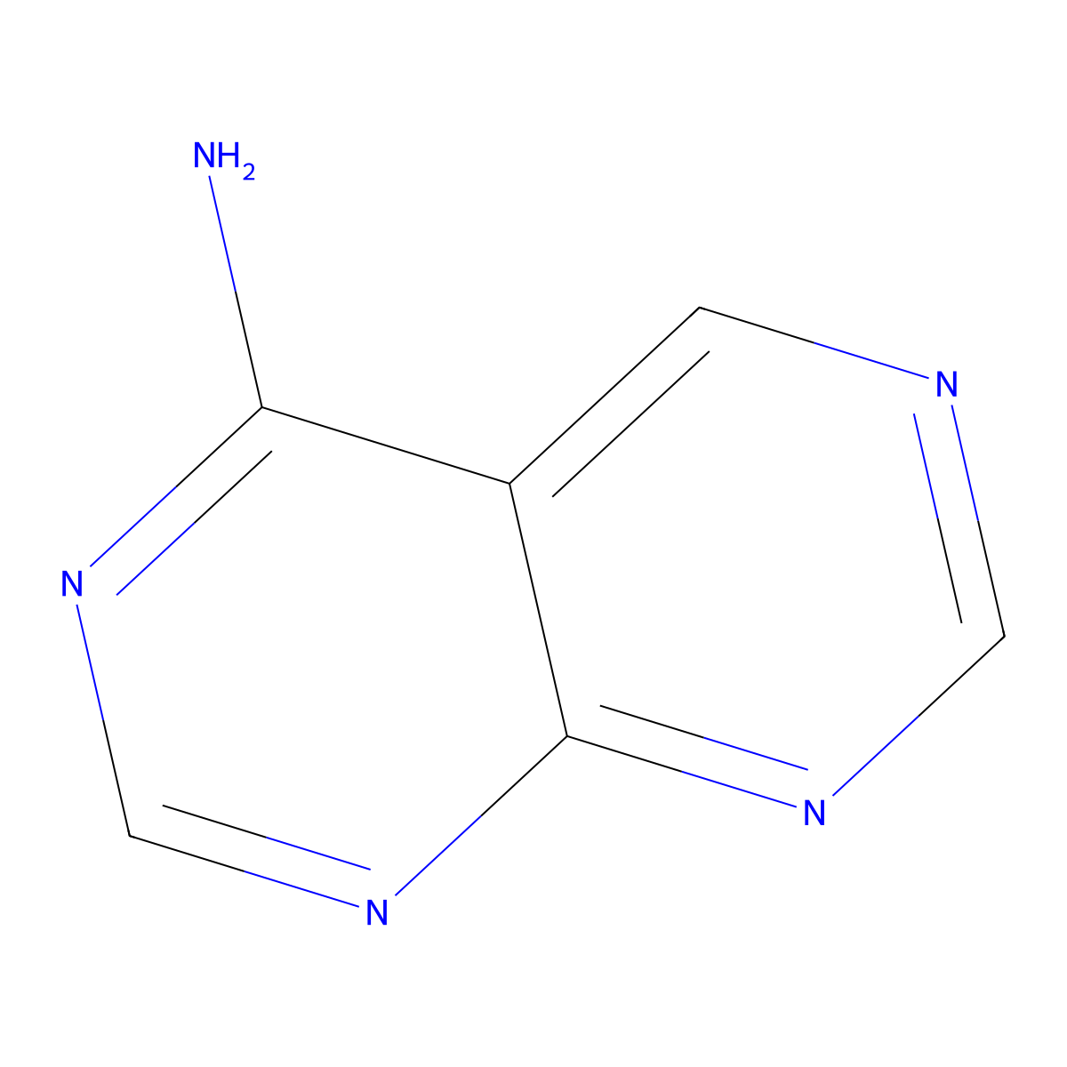 Pyrimido[4,5-d]pyrimidin-4-amine molecular structure, CAS 26979-05-5