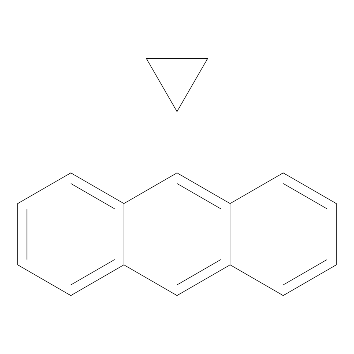 9-Cyclopropylanthracene molecular structure, CAS 26979-34-0