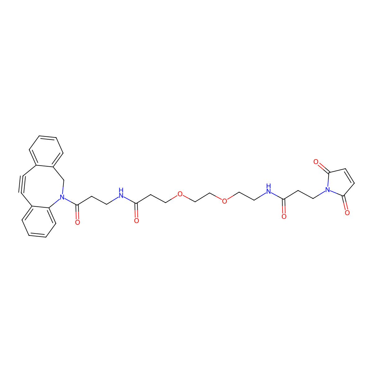 DBCO-NHCO-PEG2-maleimide molecular structure, CAS 2698339-31-8