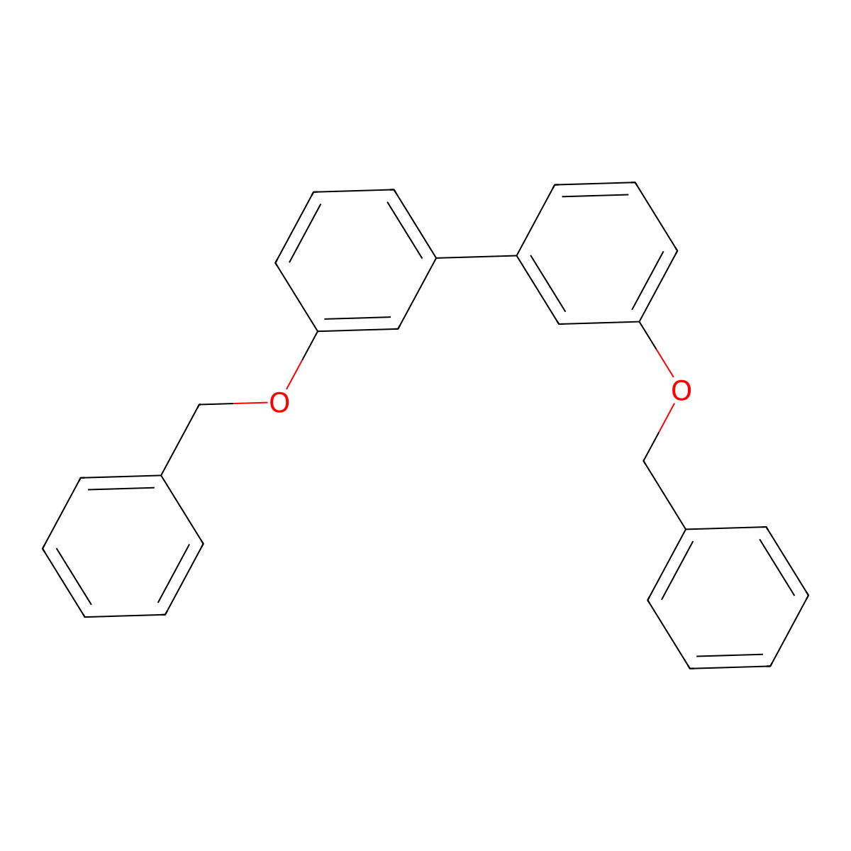 3,3'-Dibenzyloxybiphenyl molecular structure, CAS 26988-39-6