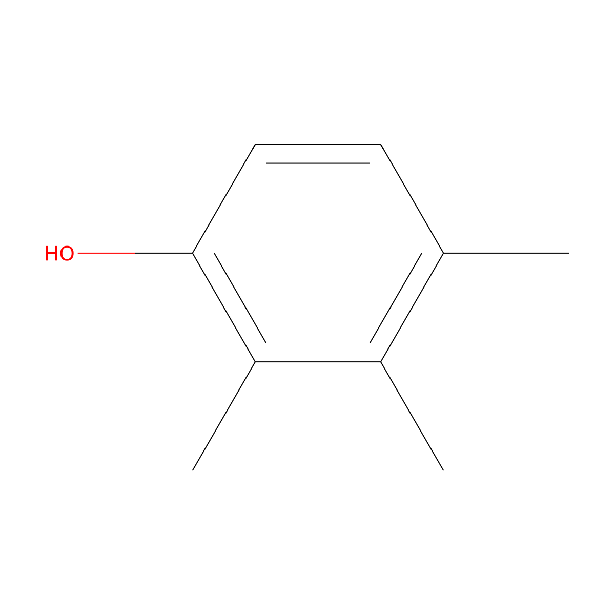 2,3,4-Trimethylphenol molecular structure, CAS 26998-80-1