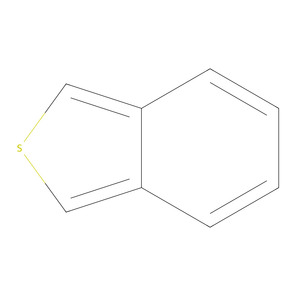 Benzo(c)thiophene molecular structure, CAS 270-82-6