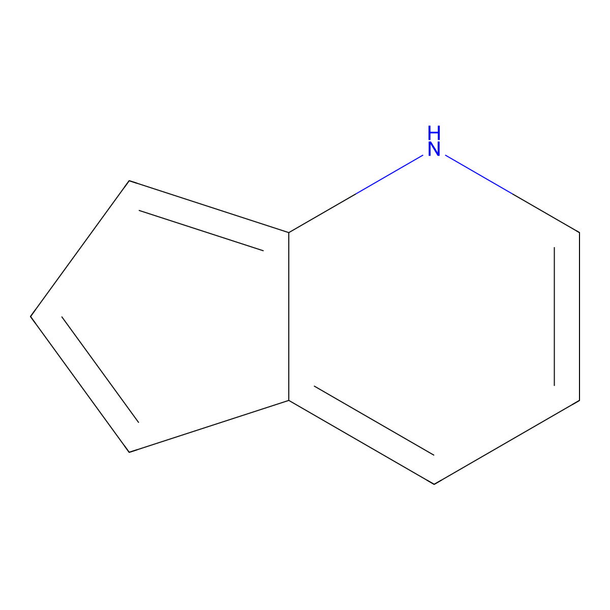 1H-Cyclopenta[b]pyridine molecular structure, CAS 270-88-2