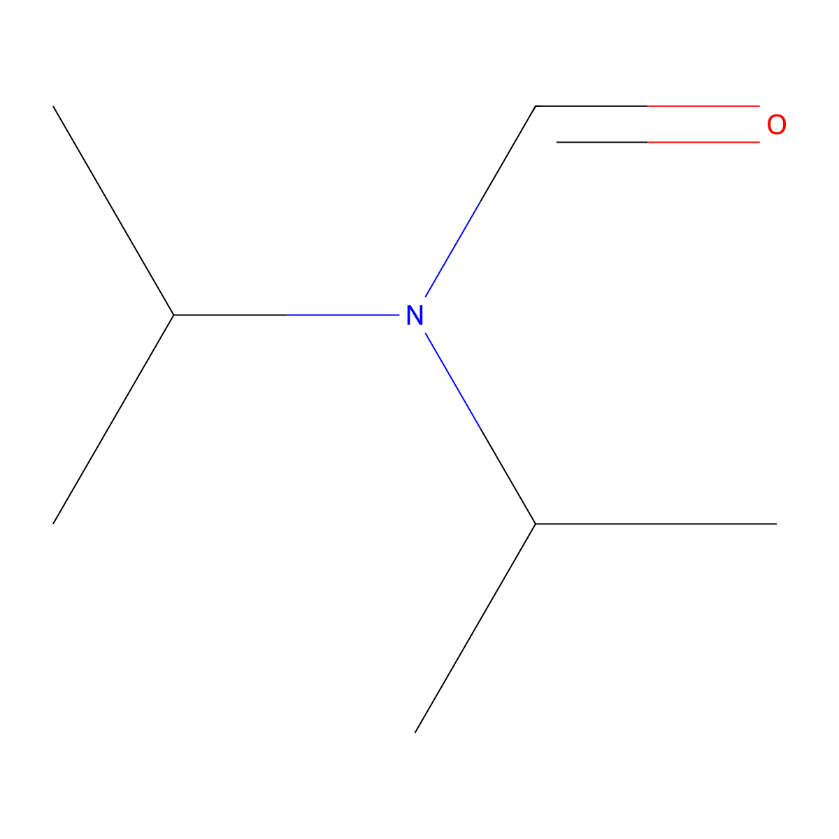 N,N-bis(1-methylethyl)formamide molecular structure, CAS 2700-30-3