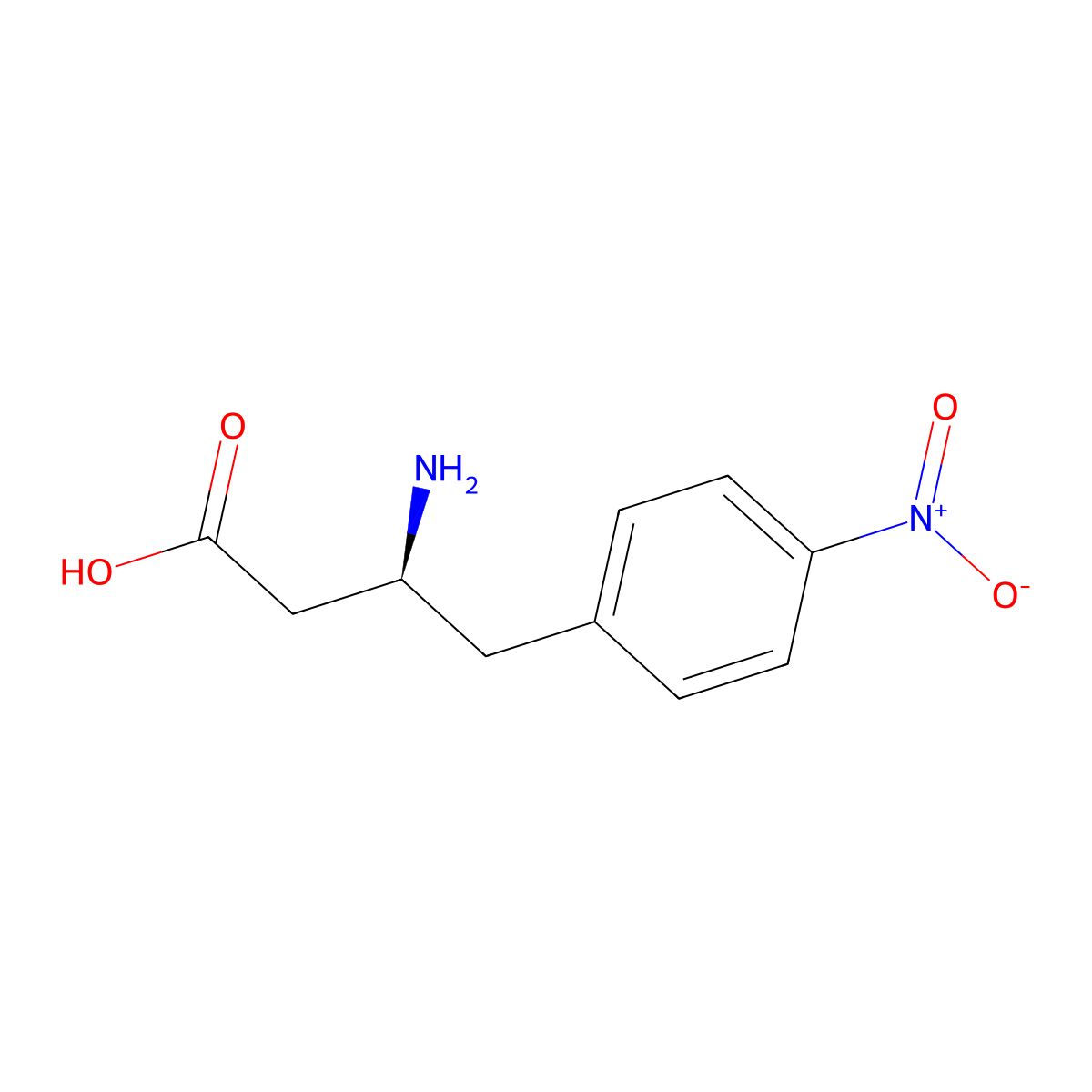 (3S)-3-amino-4-(4-nitrophenyl)butanoic Acid molecular structure, CAS 270062-87-8