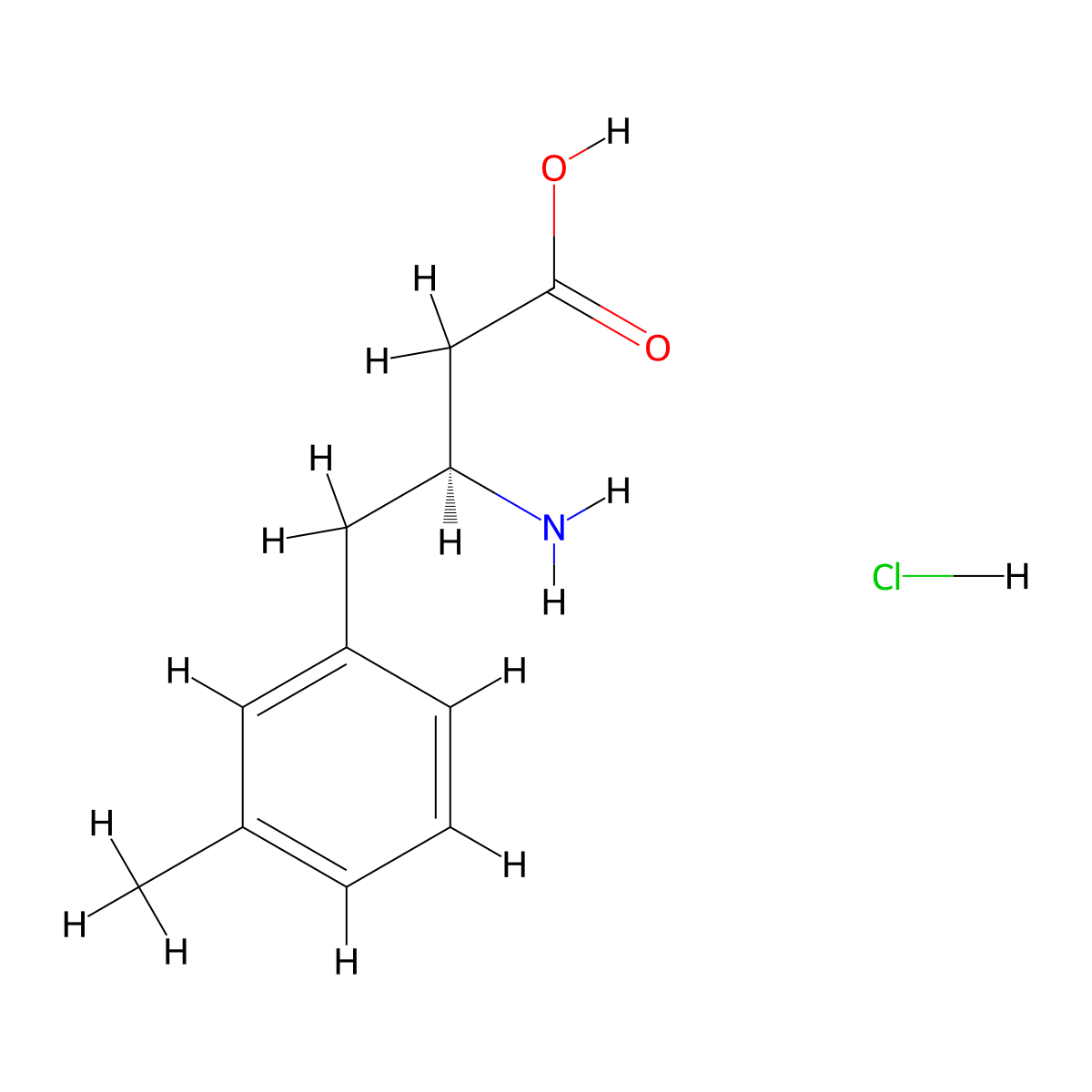 (S)-3-Amino-4-(m-tolyl)butanoic acid hydrochloride molecular structure, CAS 270062-92-5