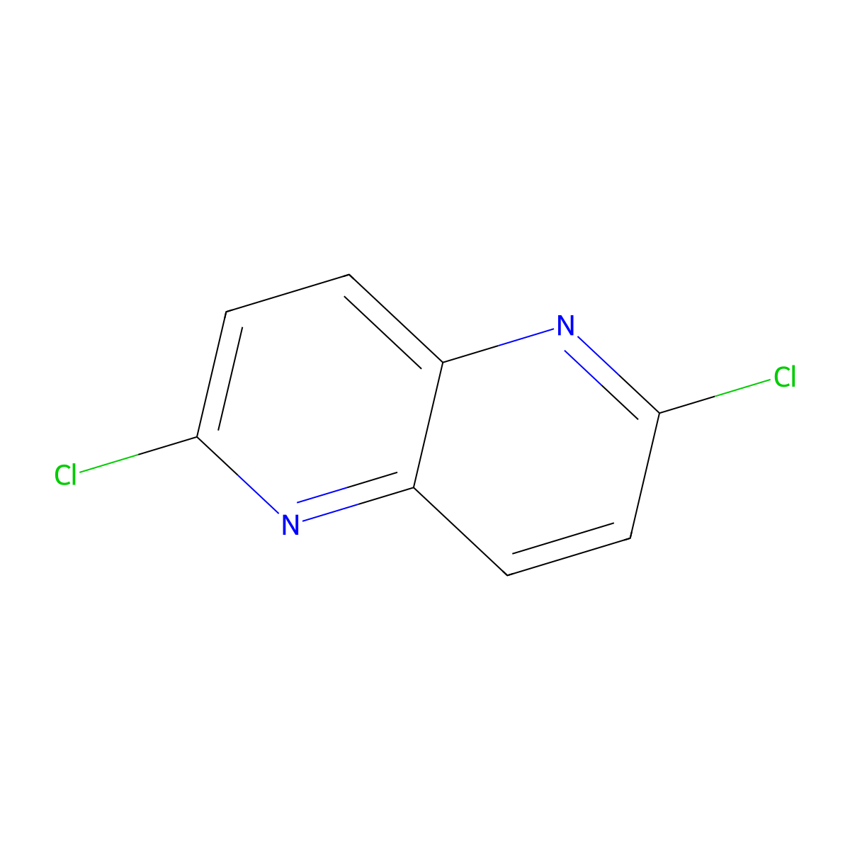 2,6-Dichloro-1,5-naphthyridine molecular structure, CAS 27017-66-9