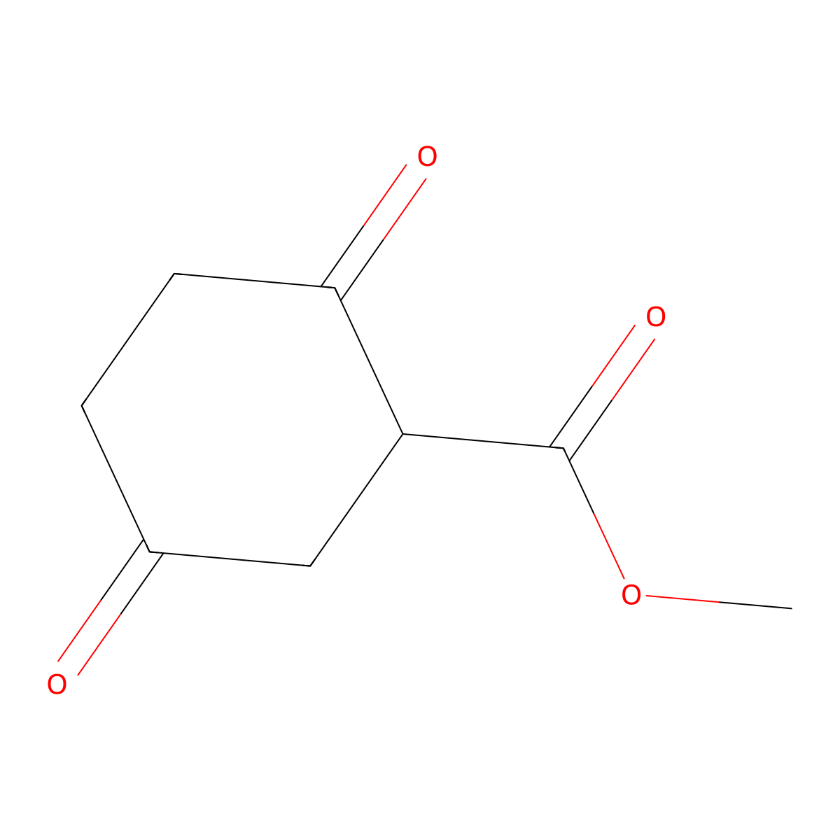 Methyl 2,5-dioxocyclohexane-1-carboxylate molecular structure, CAS 27024-89-1