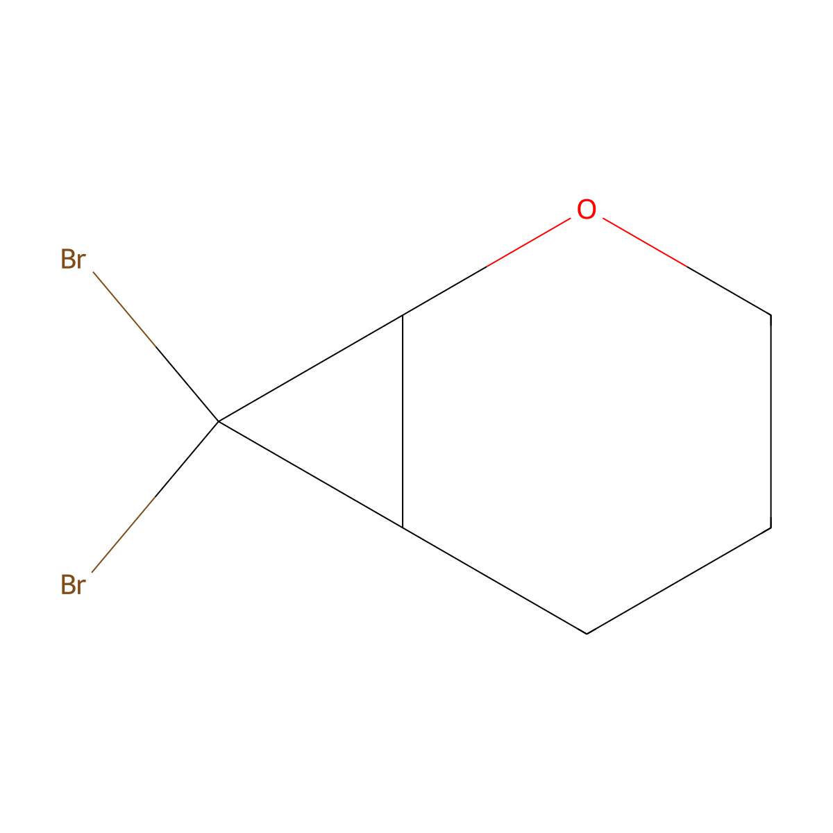 7,7-Dibromo-2-oxabicyclo[4.1.0]heptane molecular structure, CAS 27024-90-4