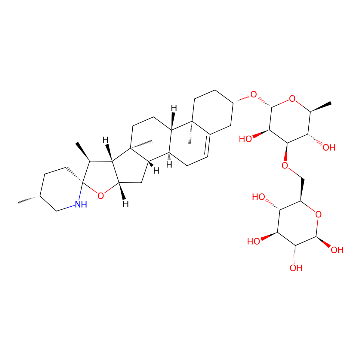 Solasurine molecular structure, CAS 27028-76-8