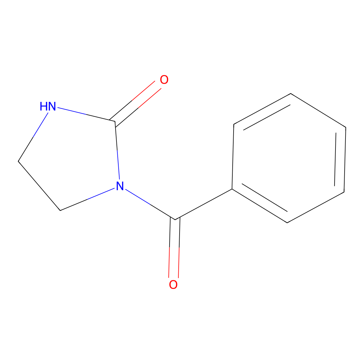 1-Benzoylimidazolidin-2-one molecular structure, CAS 27034-77-1