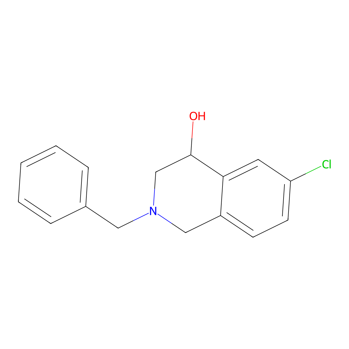 2-benzyl-6-chloro-3,4-dihydro-1H-isoquinolin-4-ol molecular structure, CAS 2703696-89-1