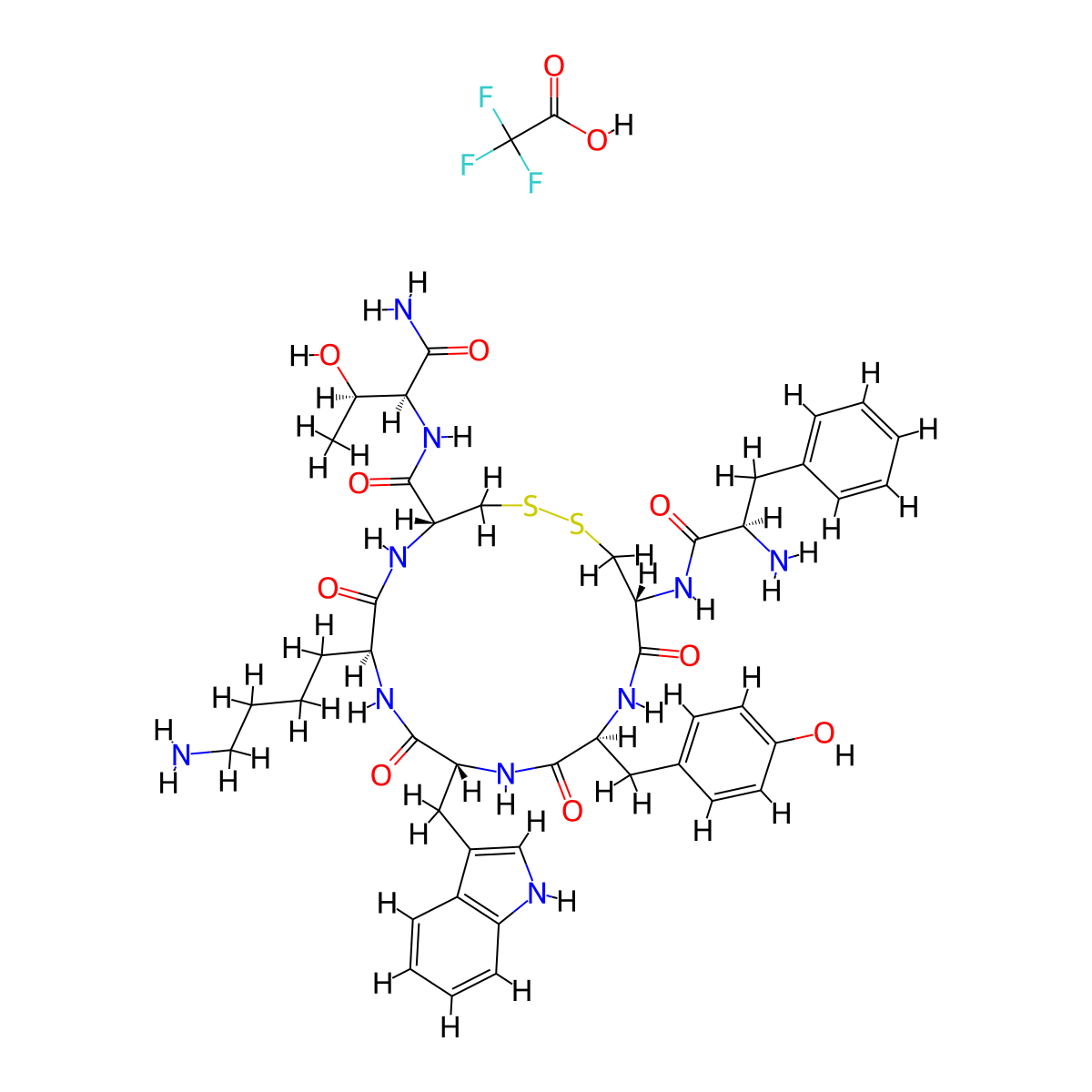 TT-232 TFA(147159-51-1 free base) molecular structure, CAS 2703745-48-4