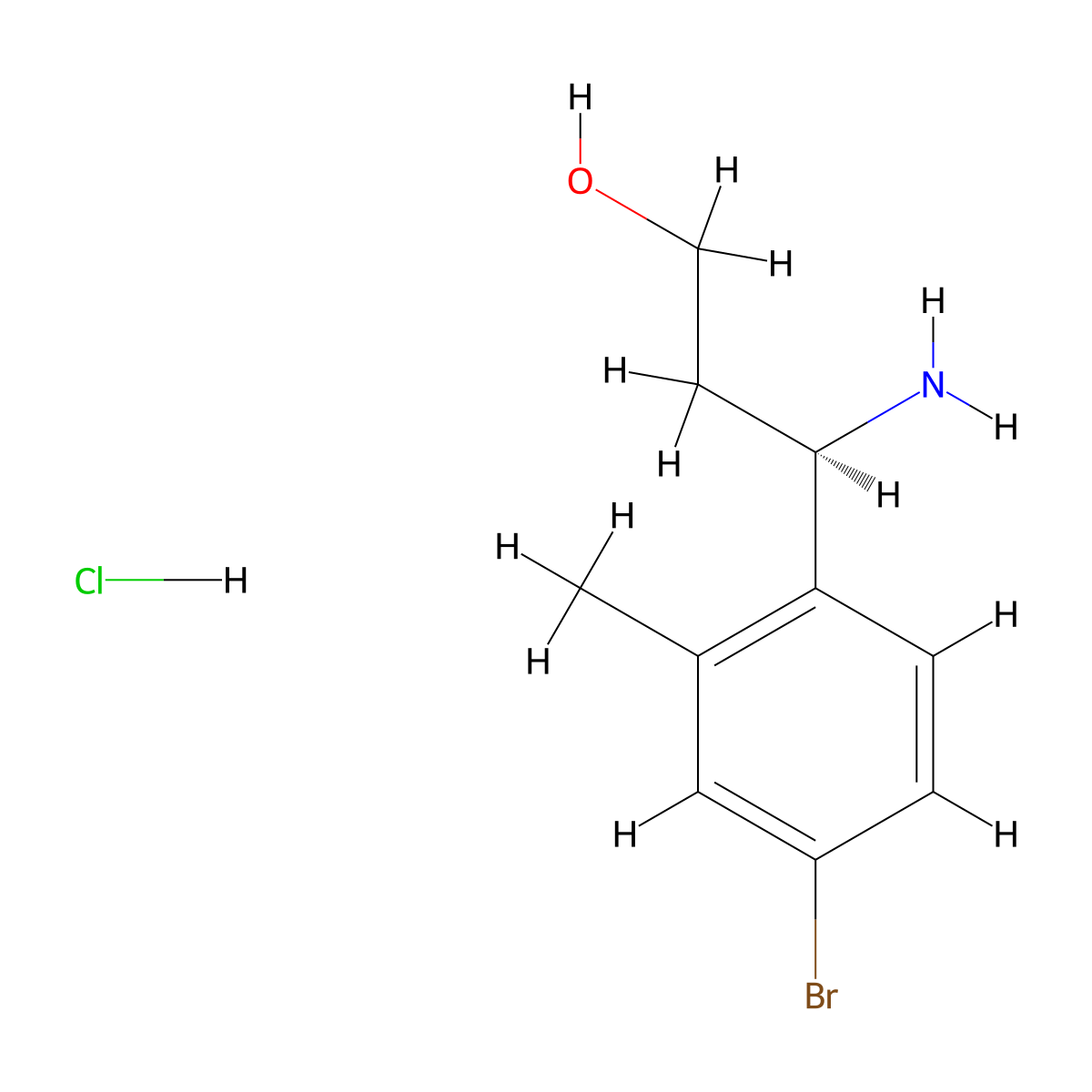 (R)-3-Amino-3-(4-bromo-2-methylphenyl)propan-1-ol hydrochloride molecular structure, CAS 2703745-69-9
