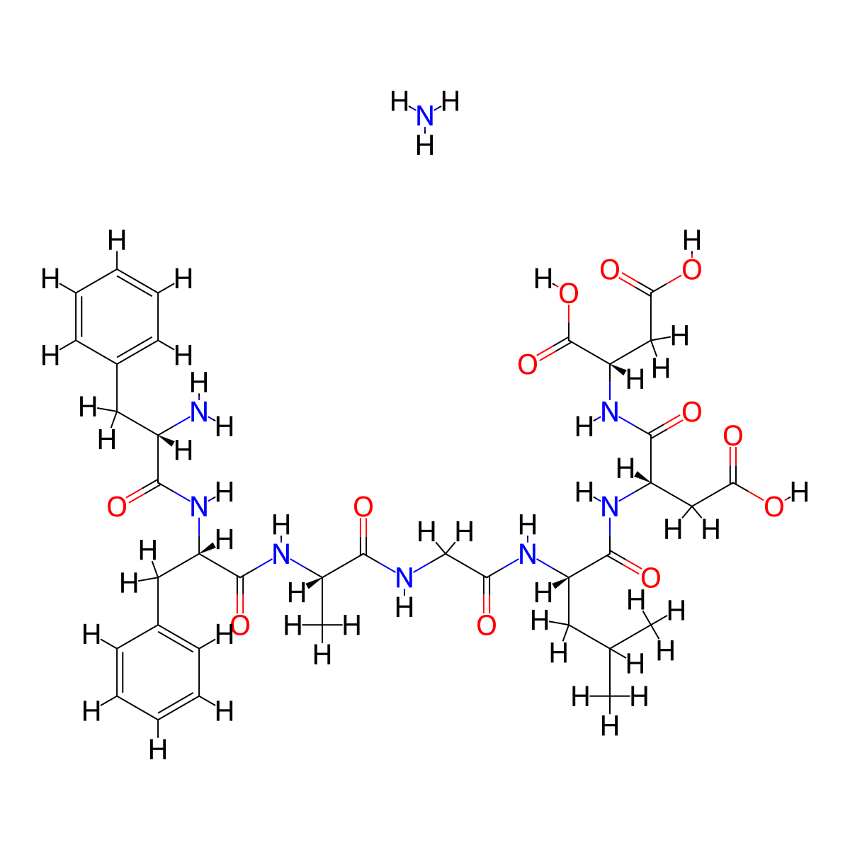 FFAGLDD amine salt molecular structure, CAS 2703745-71-3