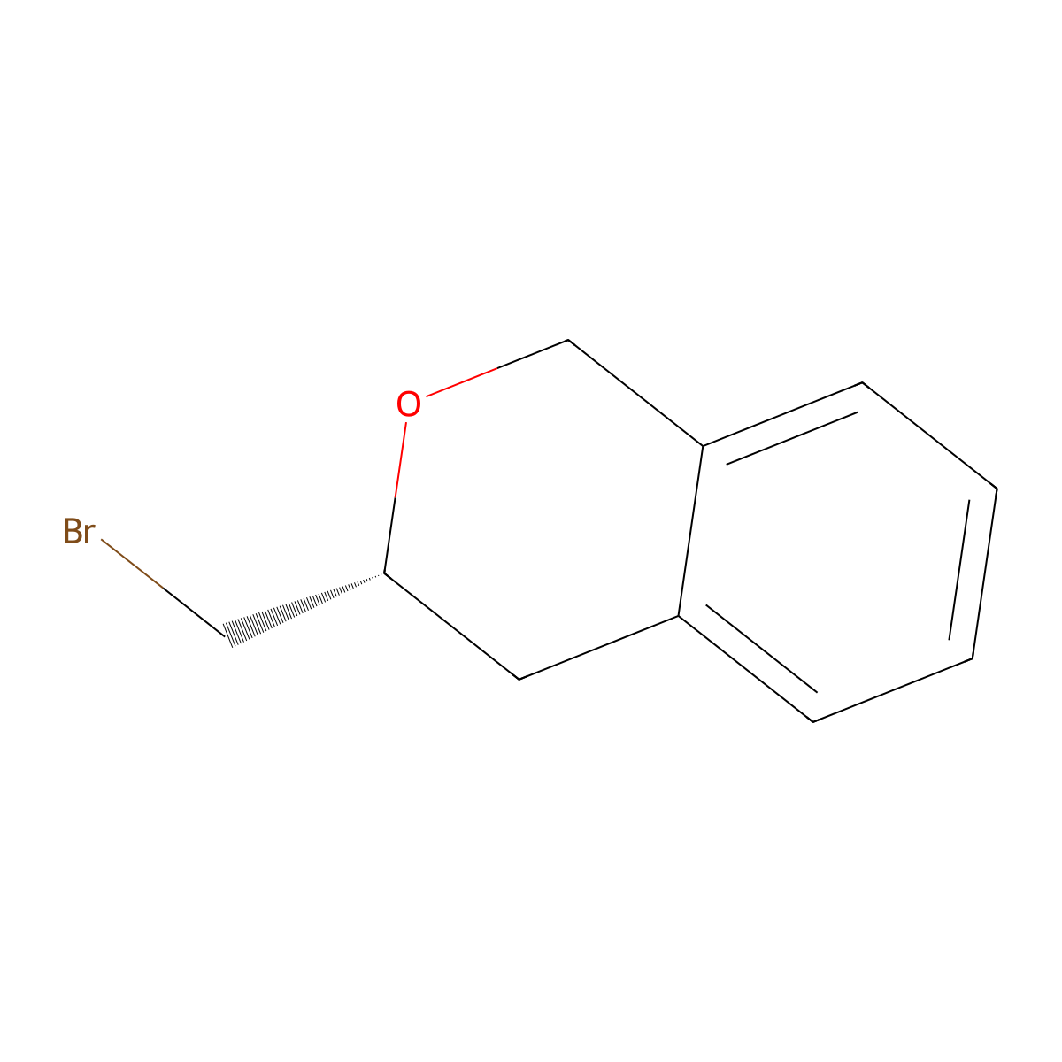 (3R)-3-(bromomethyl)-3,4-dihydro-1H-2-benzopyran molecular structure, CAS 2703749-55-5