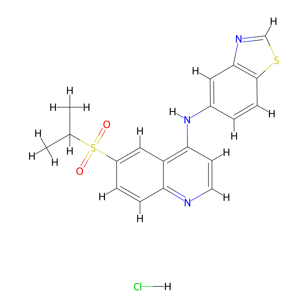 Gsk-872 hydrochloride molecular structure, CAS 2703752-81-0