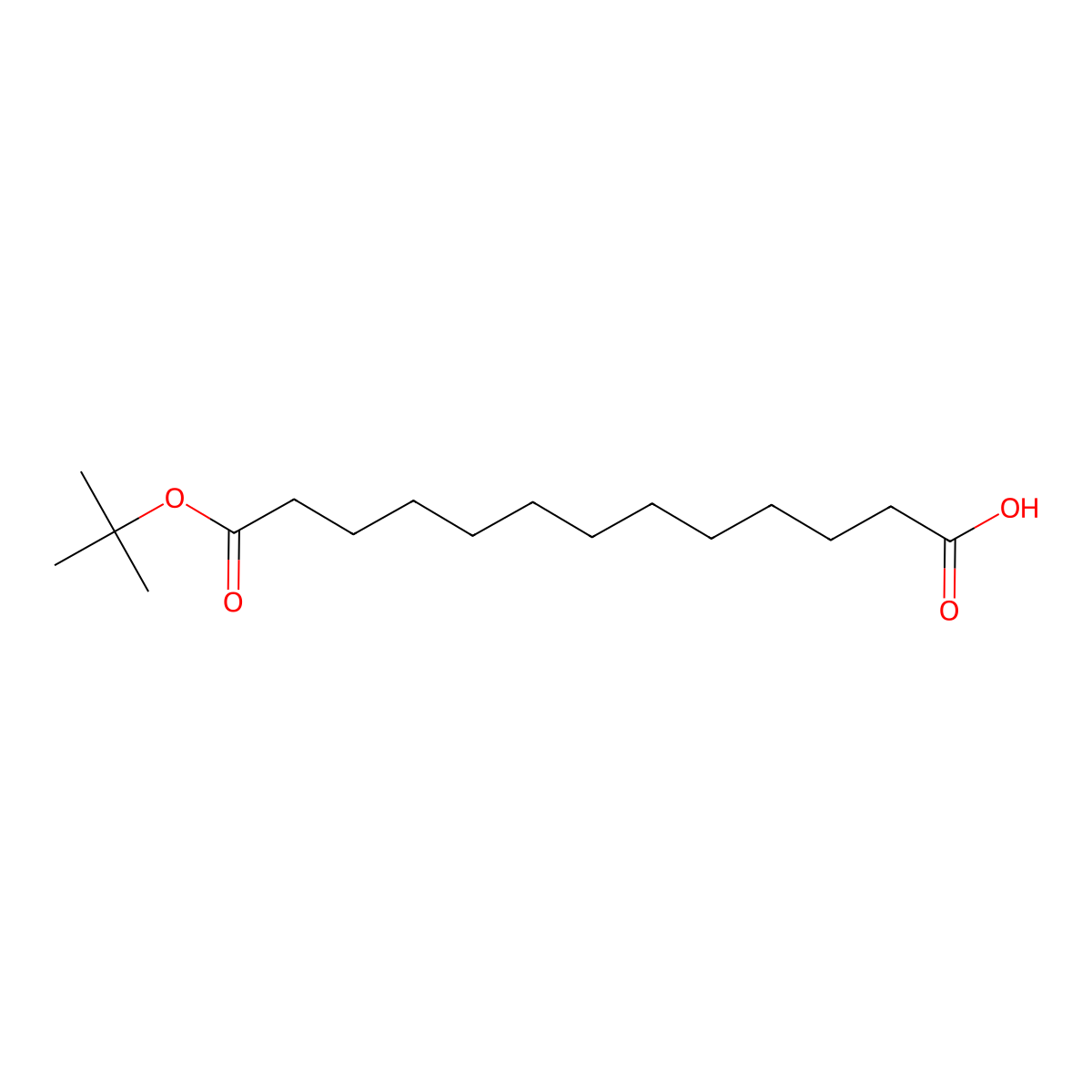 13-(tert-Butoxy)-13-oxotridecanoic acid molecular structure, CAS 2703752-86-5