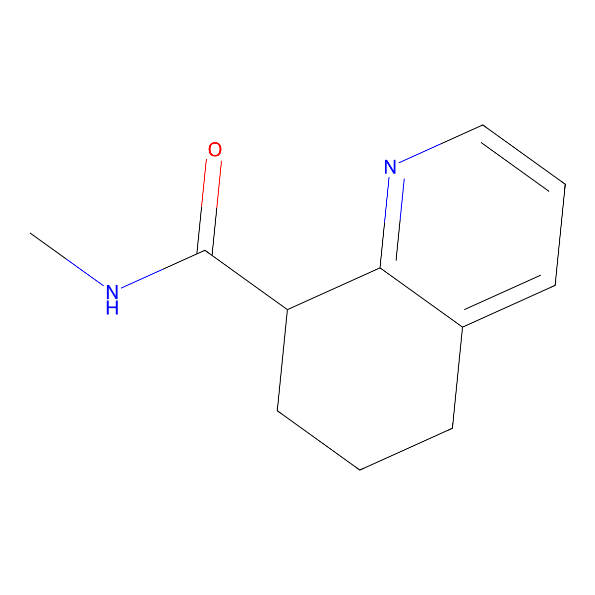 N-Methyl-5,6,7,8-tetrahydroquinoline-8-carboxamide molecular structure, CAS 2703752-93-4