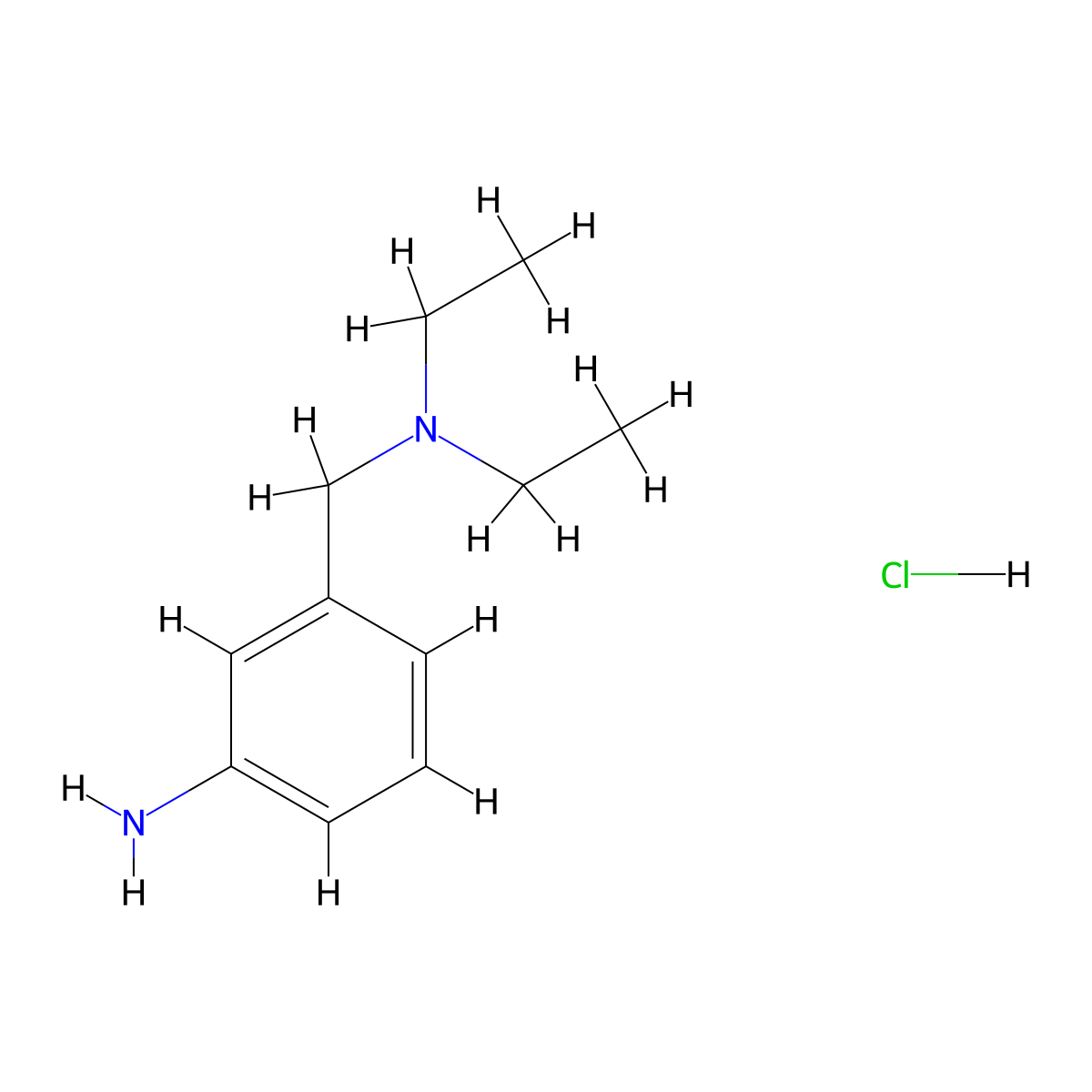 3-((Diethylamino)methyl)aniline hydrochloride molecular structure, CAS 2703756-44-7
