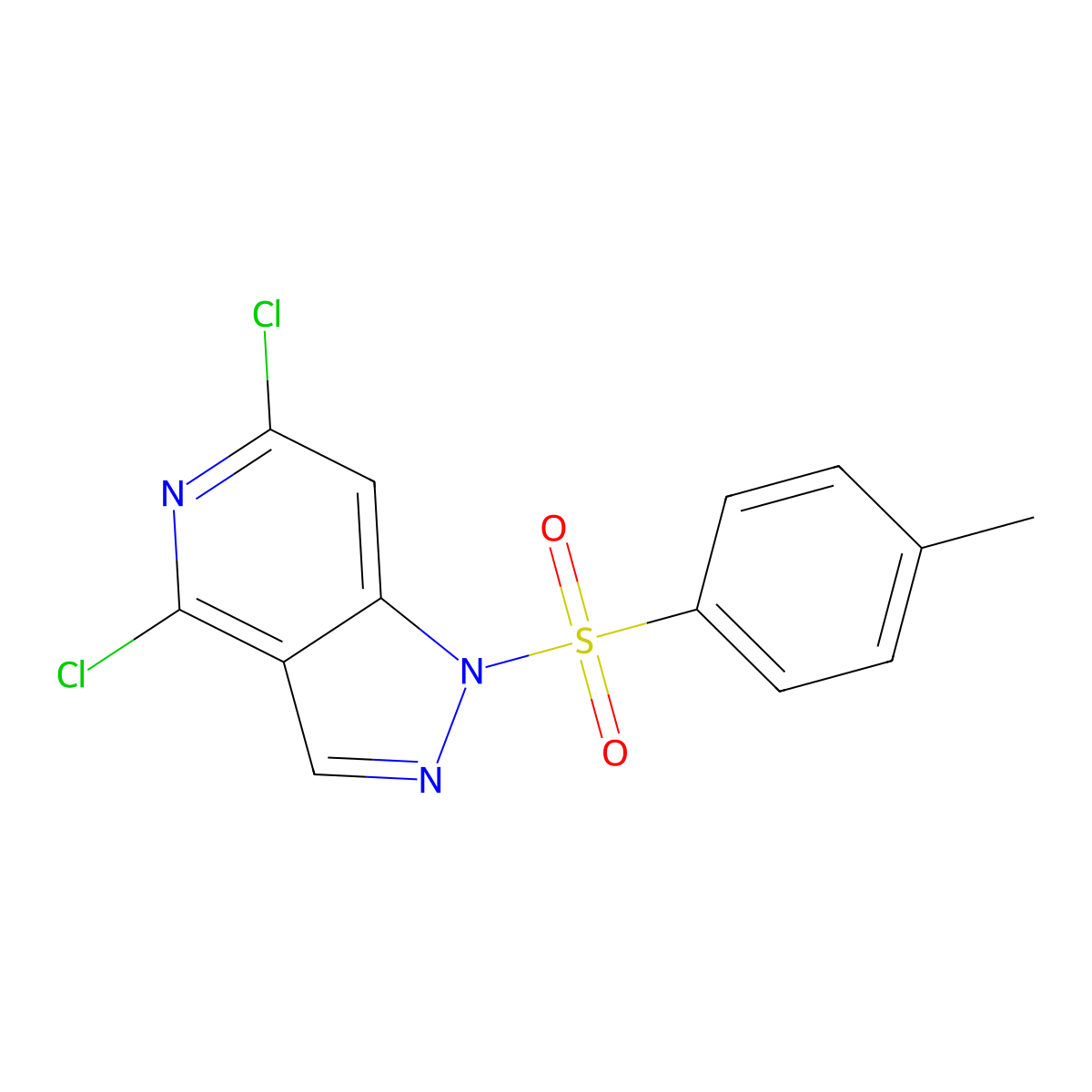 4,6-Dichloro-1-tosyl-1H-pyrazolo[4,3-c]pyridine molecular structure, CAS 2703756-60-7