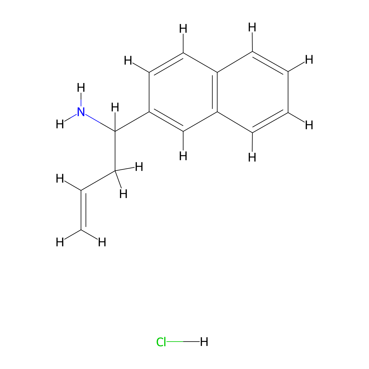 1-(Naphthalen-2-yl)but-3-en-1-amine hydrochloride molecular structure, CAS 2703756-95-8