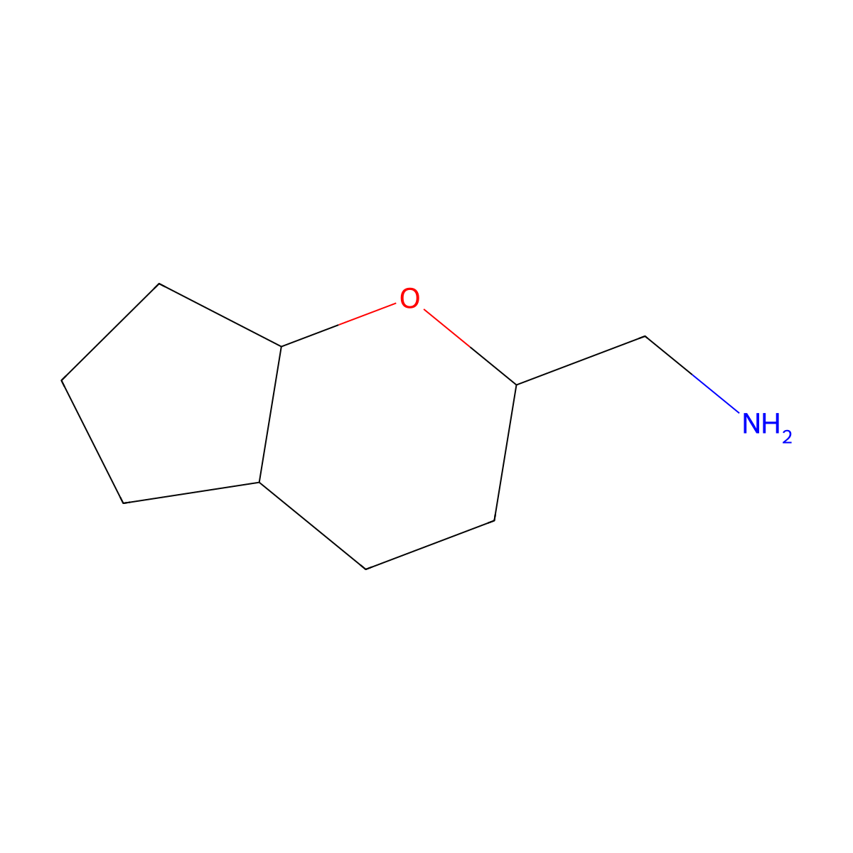 1-{Octahydrocyclopenta[b]pyran-2-yl}methanamine molecular structure, CAS 2703771-15-5