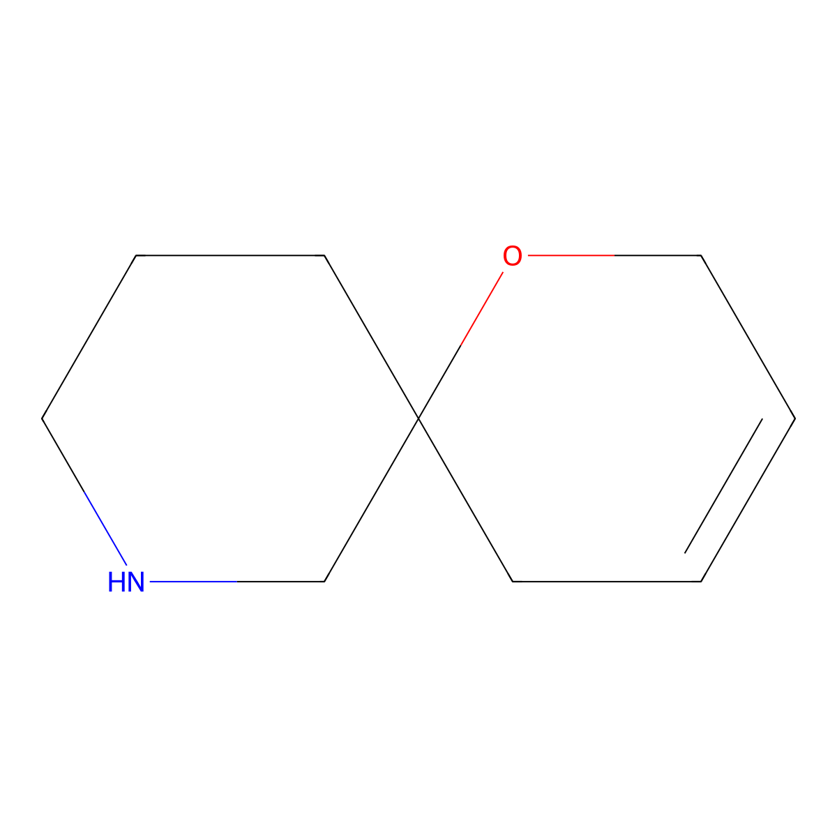 1-Oxa-8-azaspiro[5.5]undec-3-ene molecular structure, CAS 2703772-16-9