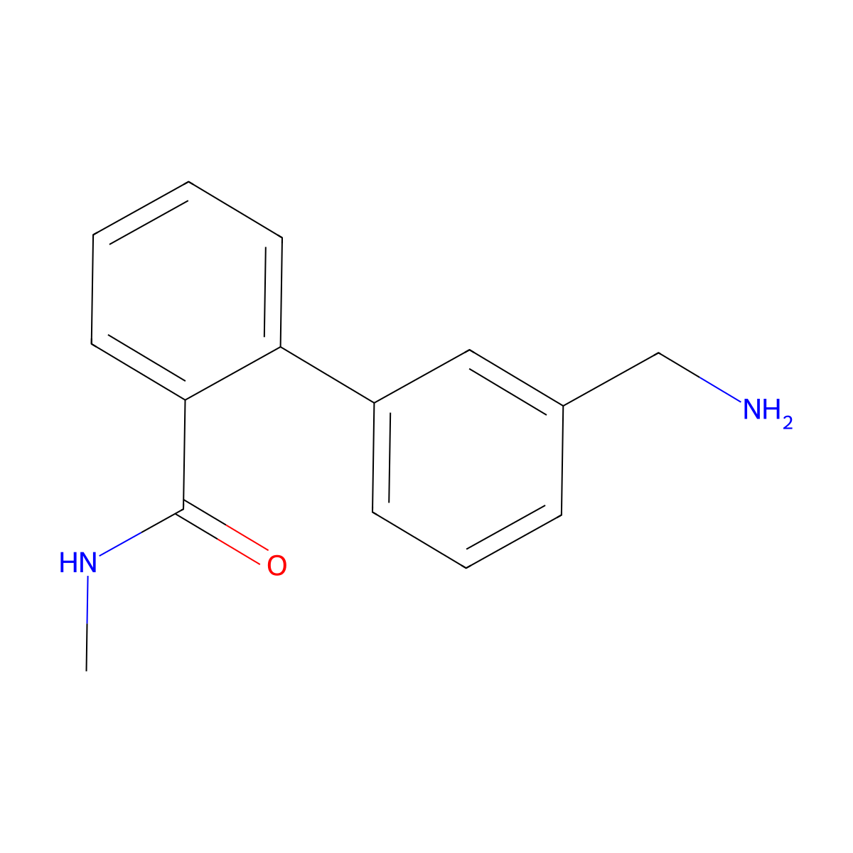 3'-(aminomethyl)-N-methyl-[1,1'-biphenyl]-2-carboxamide molecular structure, CAS 2703772-32-9