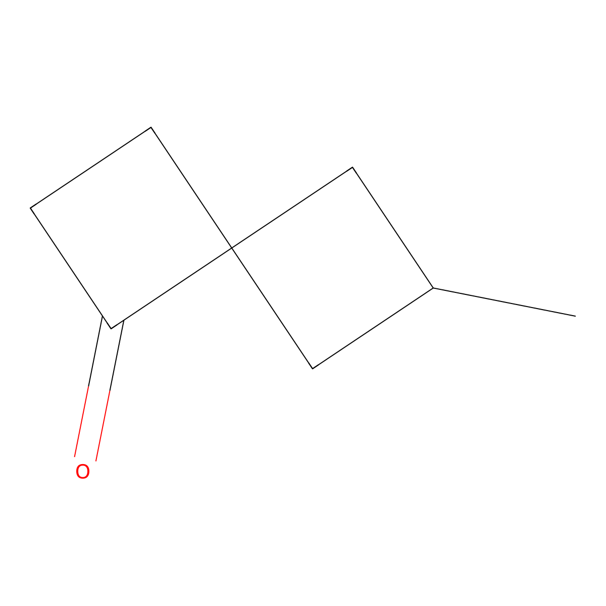 6-Methylspiro[3.3]heptan-1-one molecular structure, CAS 2703774-11-0