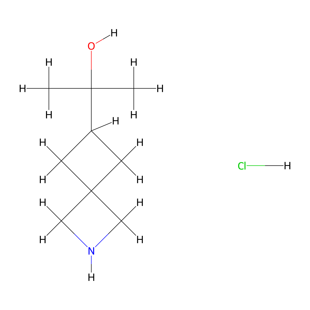 2-(2-Azaspiro[3.3]heptan-6-yl)propan-2-ol hydrochloride molecular structure, CAS 2703774-21-2