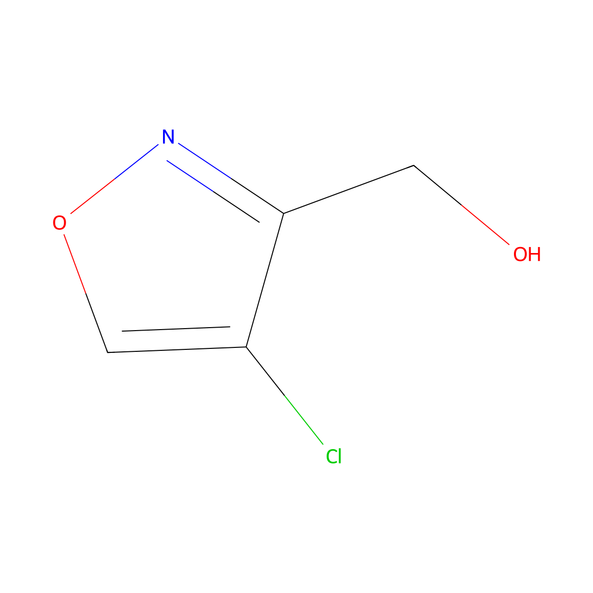 (4-Chloro-1,2-oxazol-3-yl)methanol molecular structure, CAS 2703774-55-2