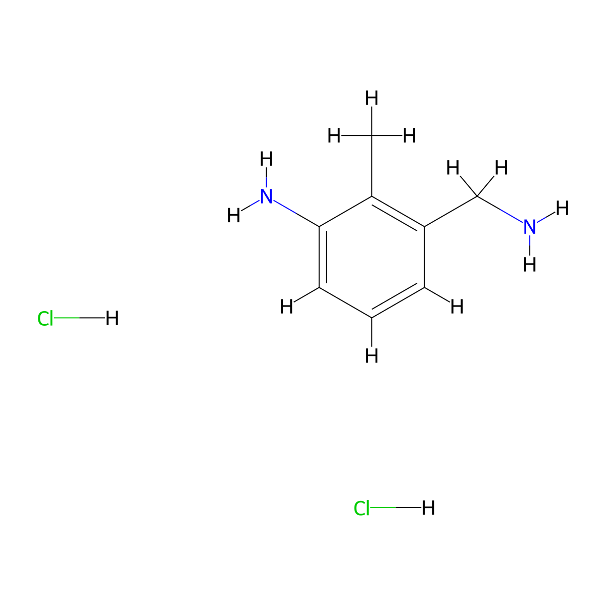 3-(Aminomethyl)-2-methylaniline dihydrochloride molecular structure, CAS 2703775-03-3
