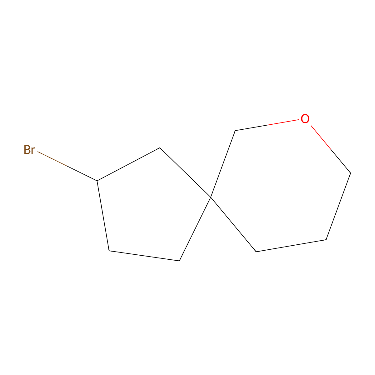 2-Bromo-7-oxaspiro[4.5]decane molecular structure, CAS 2703778-66-7