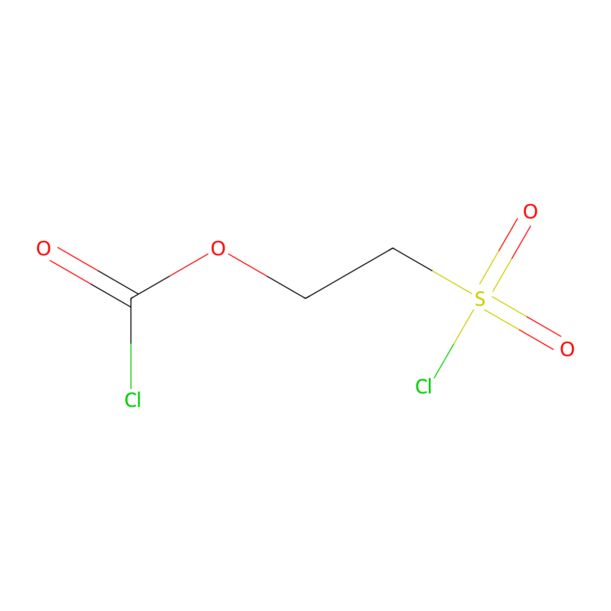 2-[(Chlorocarbonyl)oxy]ethane-1-sulfonyl chloride molecular structure, CAS 2703779-24-0