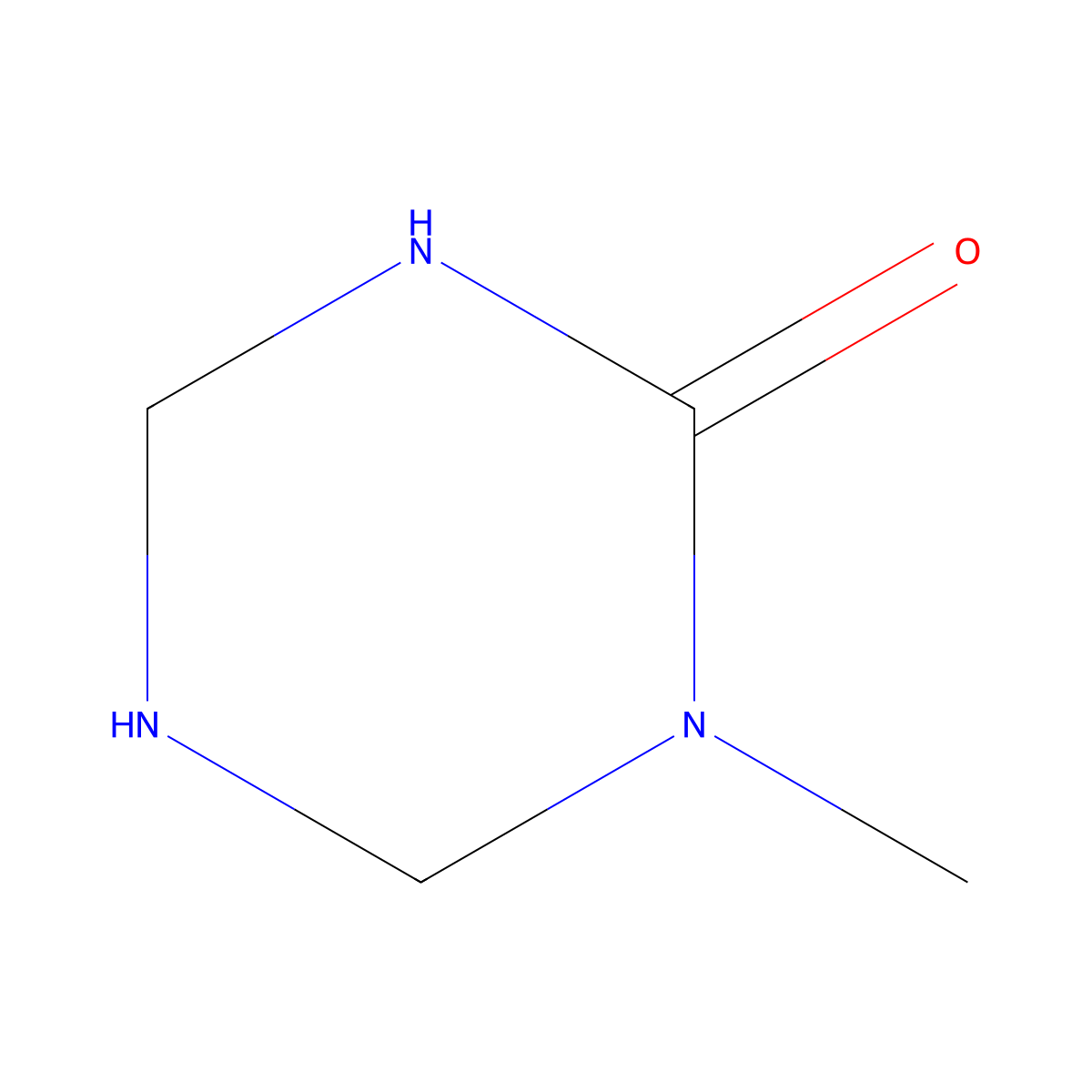 1-Methyl-1,3,5-triazinan-2-one molecular structure, CAS 2703779-37-5