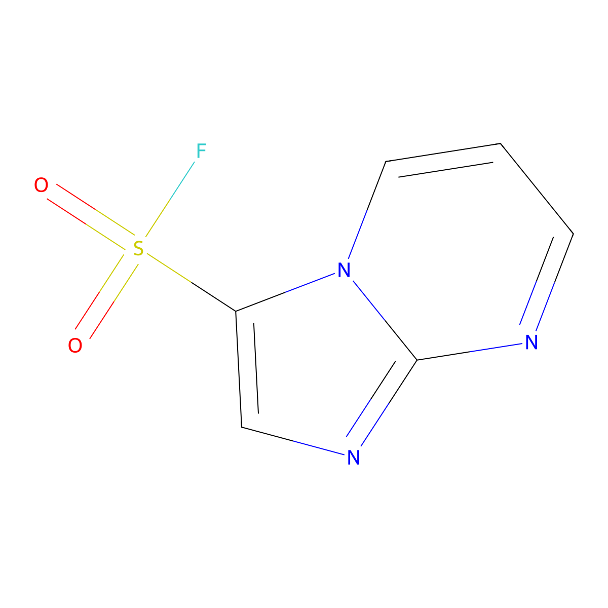 Imidazo(1,2-a)pyrimidine-3-sulfonyl fluoride molecular structure, CAS 2703779-41-1