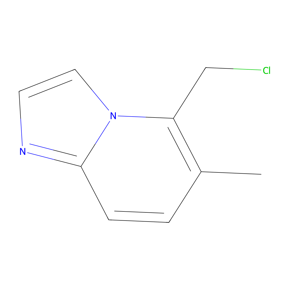 5-(Chloromethyl)-6-methylimidazo[1,2-a]pyridine molecular structure, CAS 2703779-99-9