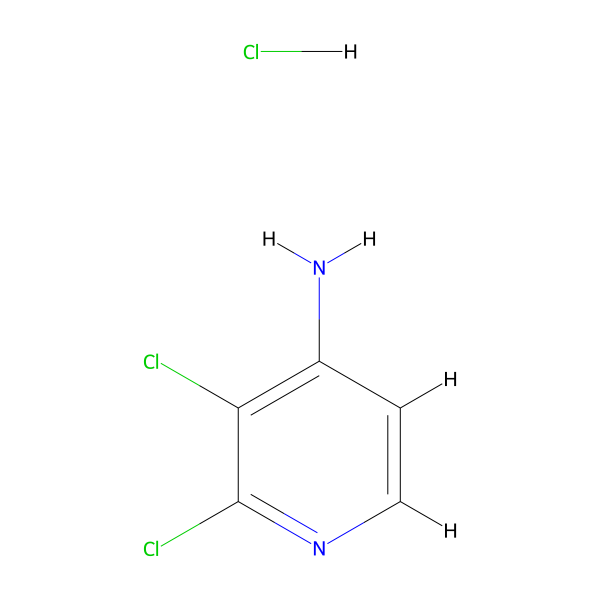 2,3-Dichloropyridin-4-amine hydrochloride molecular structure, CAS 2703780-75-8