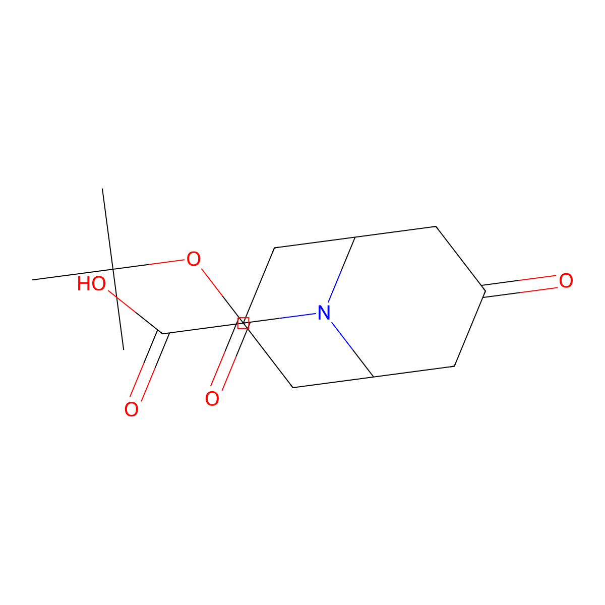 9-[(Tert-butoxy)carbonyl]-7-oxo-9-azabicyclo[3.3.1]nonane-3-carboxylic acid molecular structure, CAS 2703780-81-6