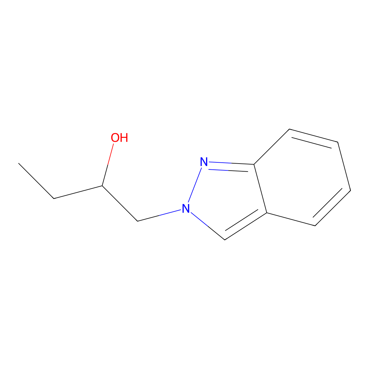 1-(2H-indazol-2-yl)butan-2-ol molecular structure, CAS 2703781-23-9
