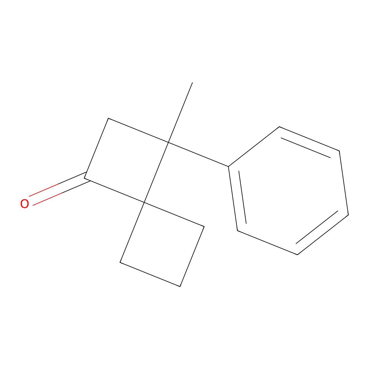 3-Methyl-3-phenylspiro[3.3]heptan-1-one molecular structure, CAS 2703781-35-3