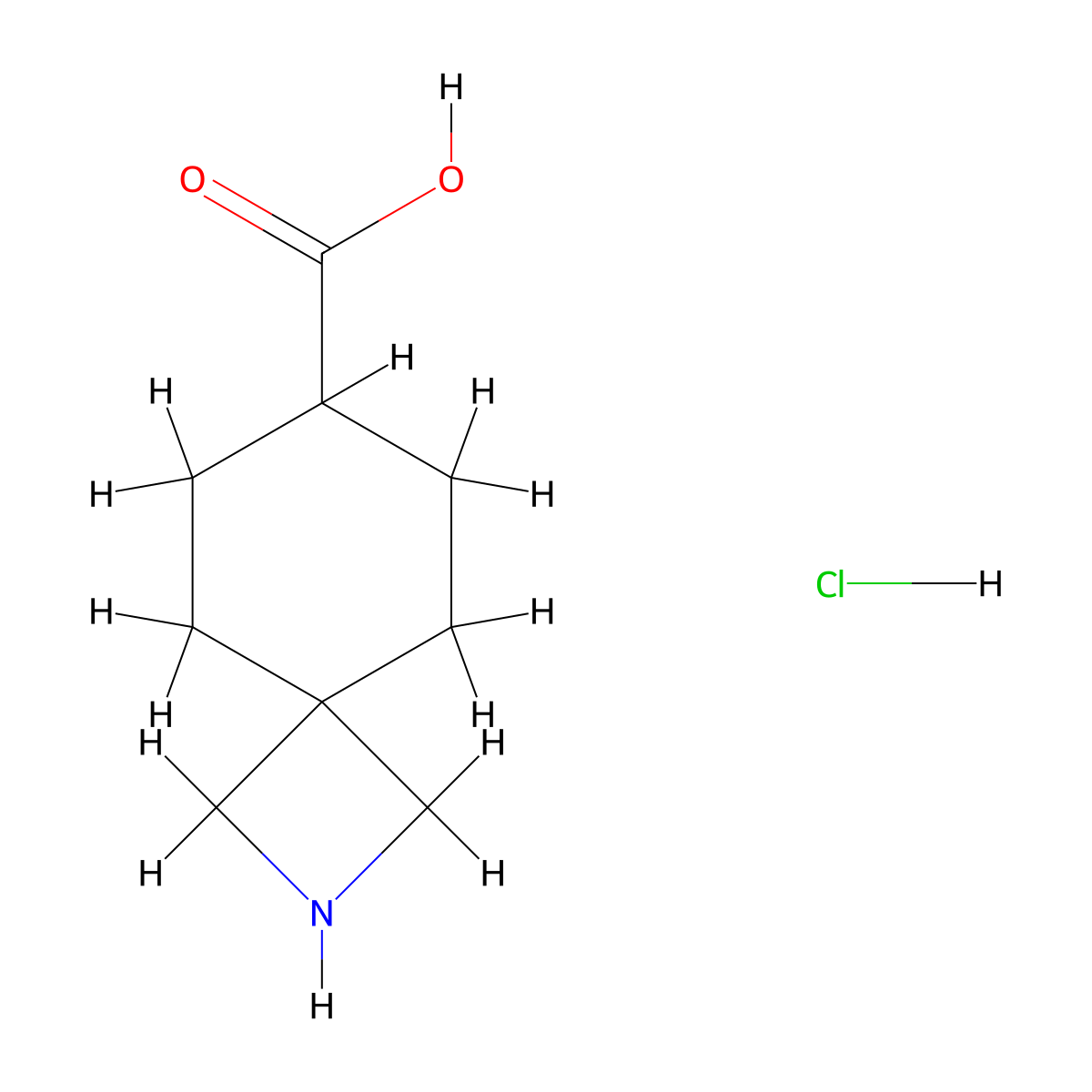 2-Azaspiro[3.5]nonane-7-carboxylic acid hydrochloride molecular structure, CAS 2703781-72-8