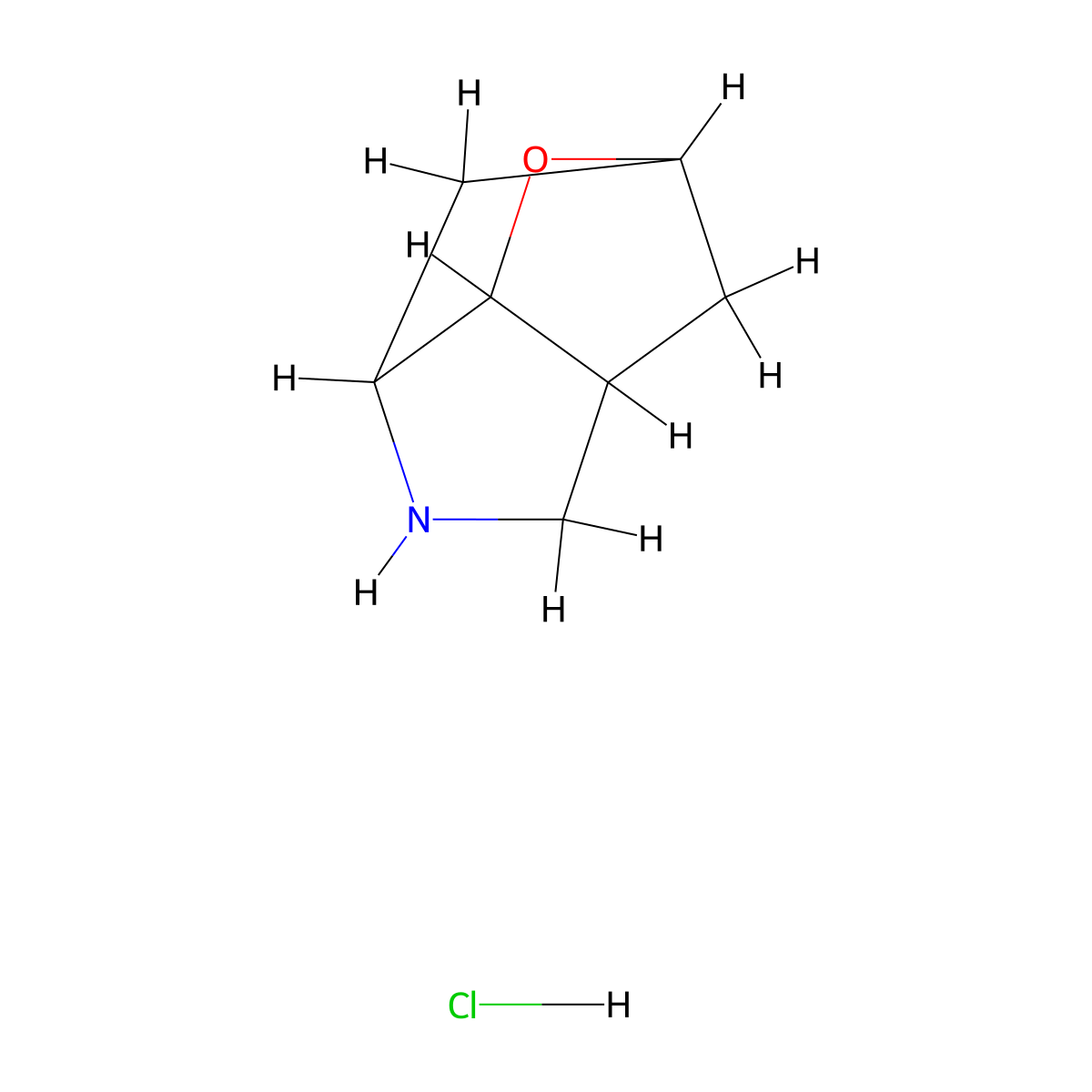 8-Oxa-4-azatricyclo[4.2.1.0,3,7]nonane hydrochloride molecular structure, CAS 2703781-99-9