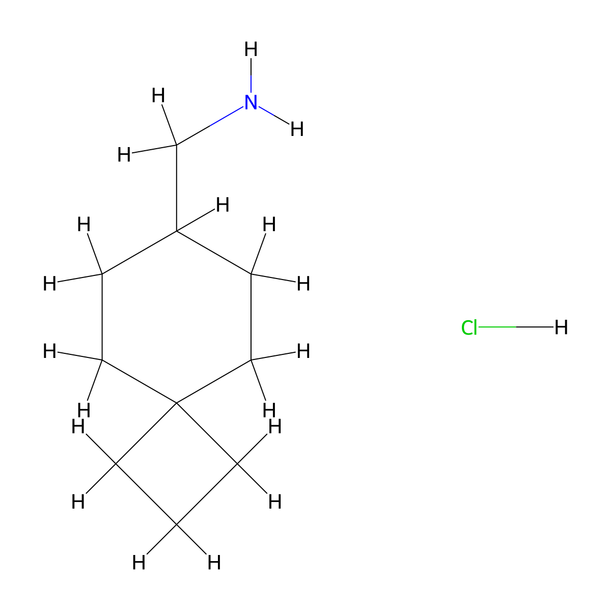 1-{Spiro[3.5]nonan-7-yl}methanamine hydrochloride molecular structure, CAS 2703782-27-6
